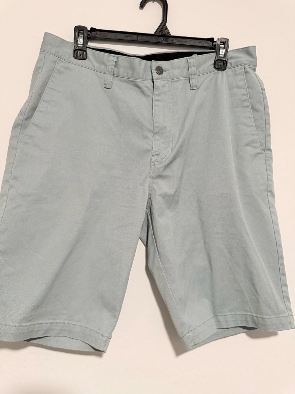 Volcom Light Sage Flat-Front Men's Shorts